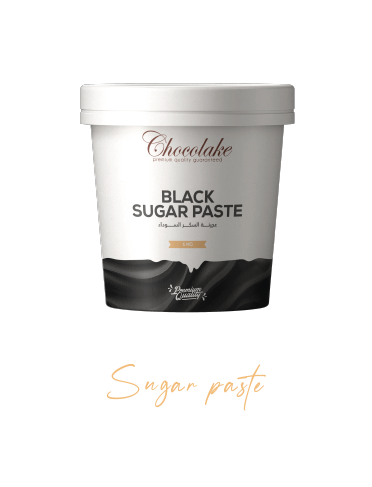 Black sugar paste