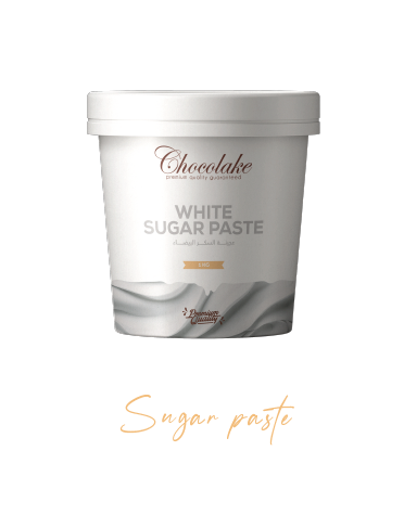 White sugar paste