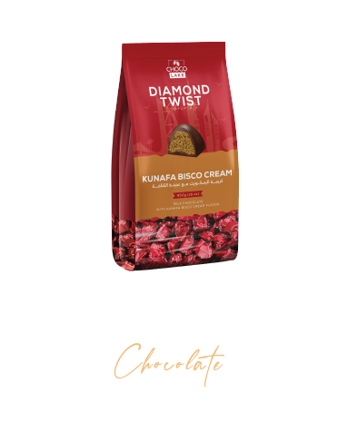 kunafa bisco cream