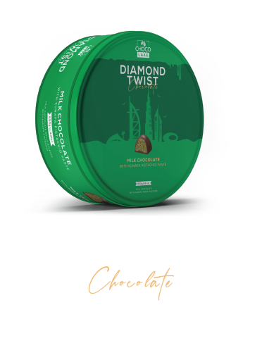 diamond twist kunafa pistachio