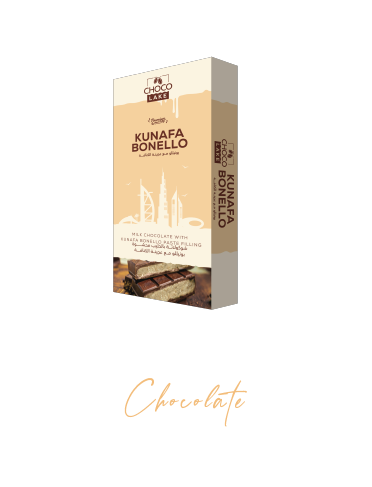 Milk Chocolate With Kunafa Bonello Bar