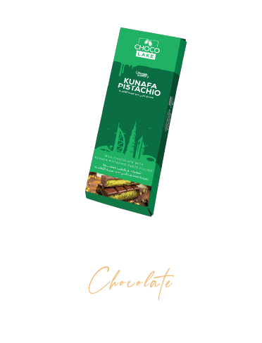 Milk Chocolate With Kunafa Pistachio Bar