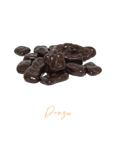 coconut flakes with dark chocolate