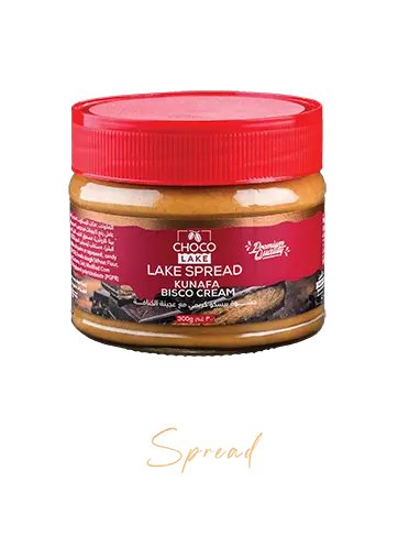 kunafa bisco cream